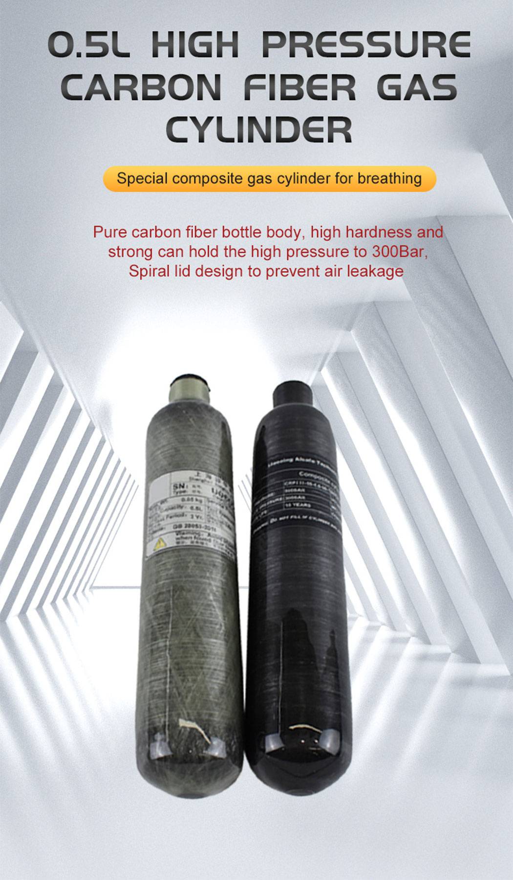 PCP 0.5L Air Tank