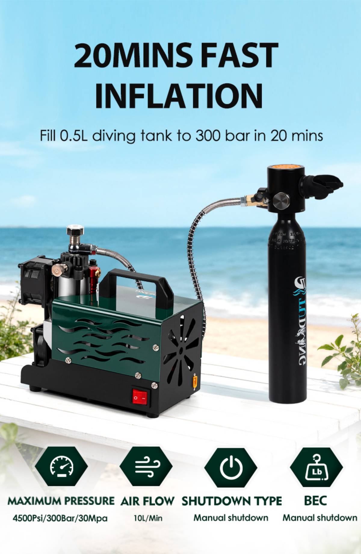 TUXING PCP Air Compressor TUXING PCP Air Compressor
